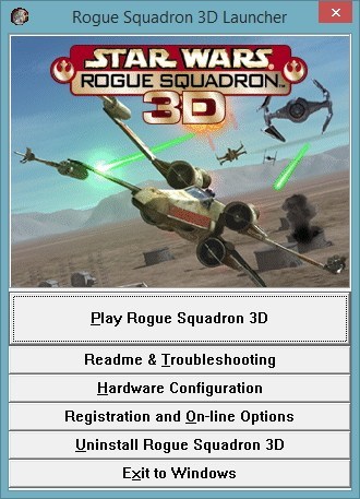 Rogue squadron 3d windows 10 1